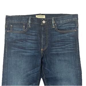 Ron Herman Mens Denim Jeans Selvedge Dark Straight Denim 31 x 32 RHD-03